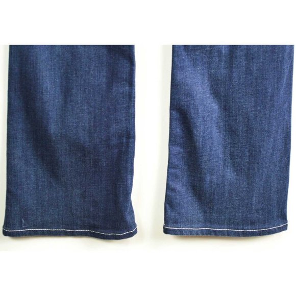 7 For All Mankind Bootcut Jeans Size 26 Boot Cut Dark Denim Stretch - Picture 5 of 5